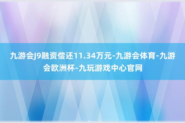 九游会J9融资偿还11.34万元-九游会体育-九游会欧洲杯-九玩游戏中心官网