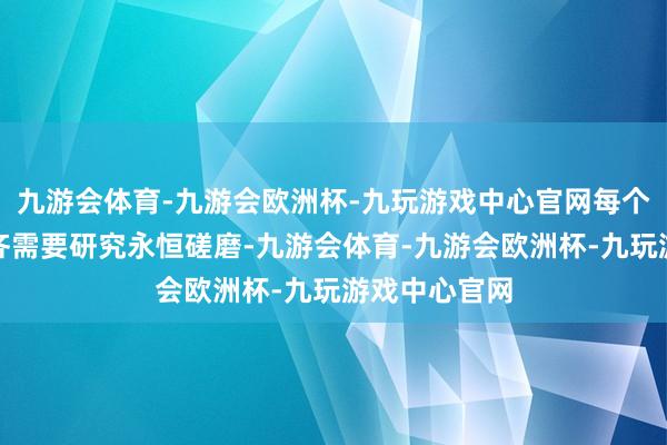 九游会体育-九游会欧洲杯-九玩游戏中心官网每个变装的发展齐需要研究永恒磋磨-九游会体育-九游会欧洲杯-九玩游戏中心官网